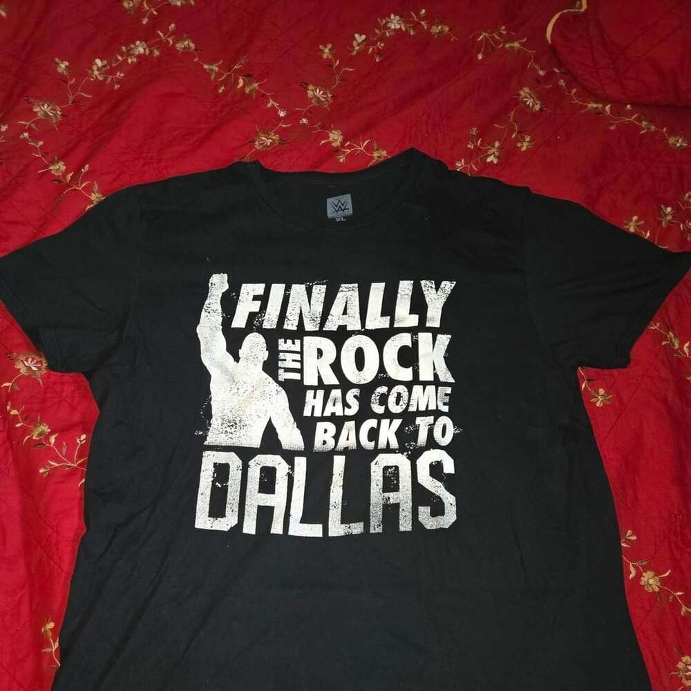 WWE The Rock Finally The Rock Has Come Back To Dallas T-Shirt